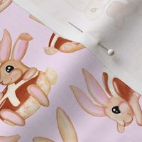 Hot Cross Bunnies | Pink | Large