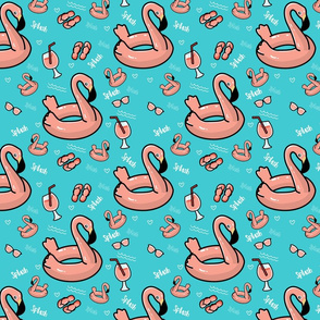 Pink flamingo