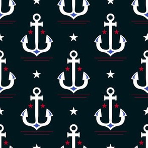  anchor seamless pattern marine fabric
