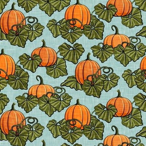 Pumpkin Patch - mint - fall - harvest - LAD20