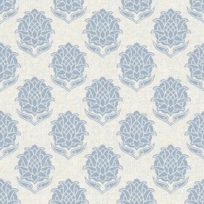 Tali Block Print French Blue