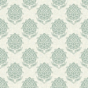 Tali Block Print Sage Green