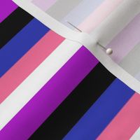 Genderfluid Small Horizontal Stripes