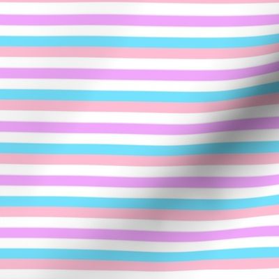 Bigender Mini Horizontal Stripes