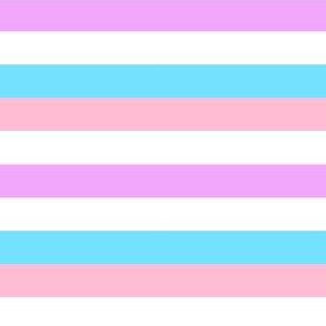 Bigender Small Horizontal Stripes