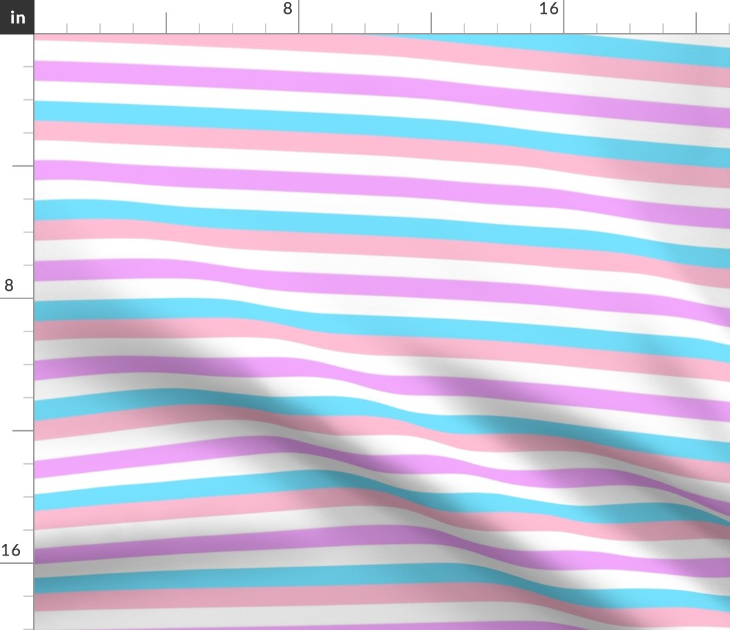 Bigender Small Horizontal Stripes