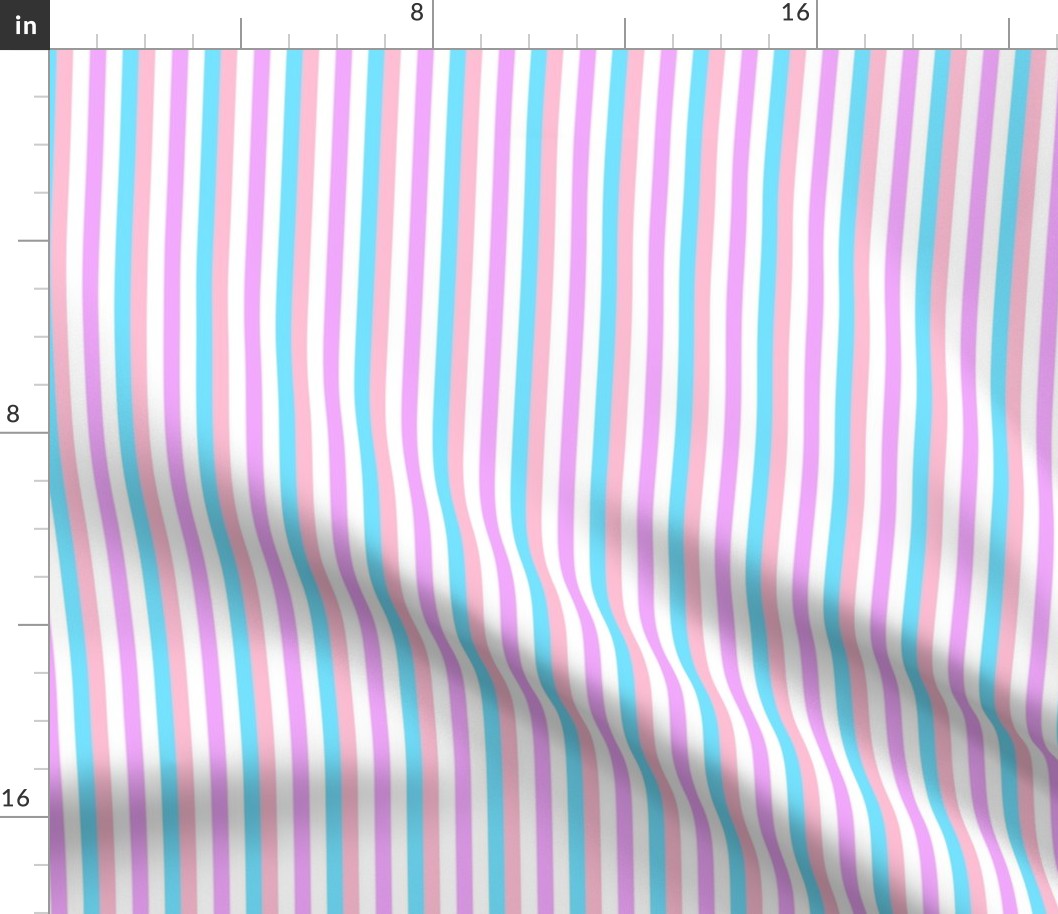 Bigender Mini Vertical Stripes