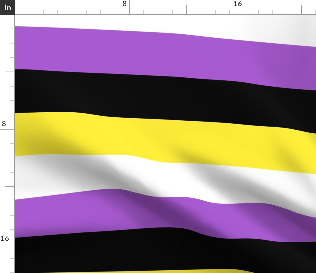 NonBinary Large Vertical Stripes