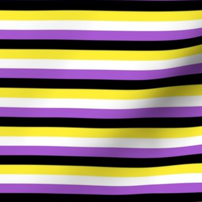 NonBinary Mini Horizontal Stripes