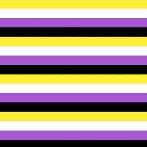 NonBinary Mini Horizontal Stripes