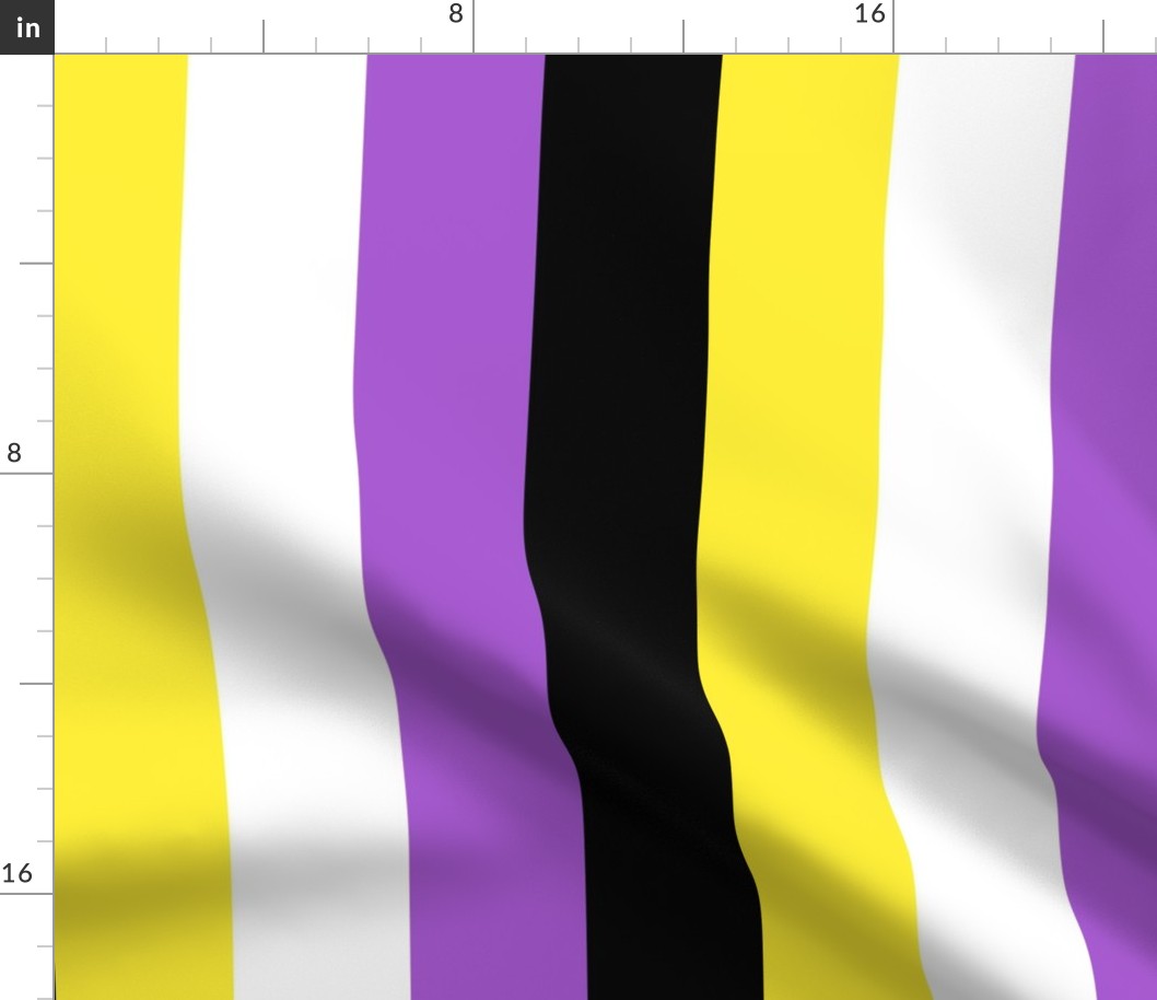 NonBinary Large Vertical Stripes