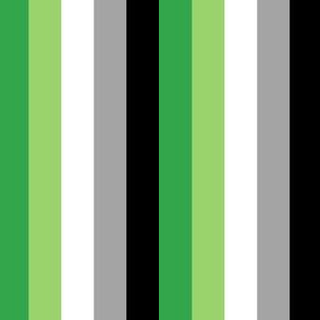 Aromantic Small Vertical Stripes