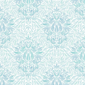 Lotus & Leaf Mint Blue (Small)