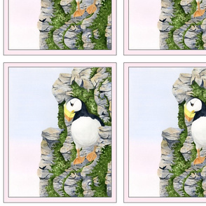 Puffin Quilt Square