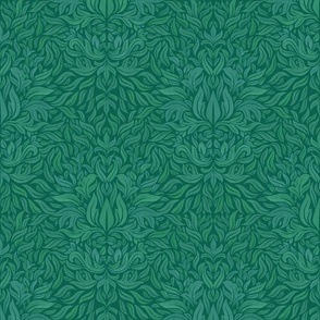 Lotus & Leaf Emerald Green (Medium)