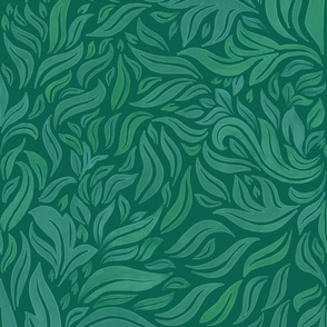 Lotus & Leaf Emerald (X Large)