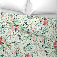 Spring Fable Floral (mint) JUMBO