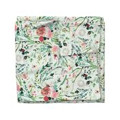 Spring Fable Floral (mint) JUMBO