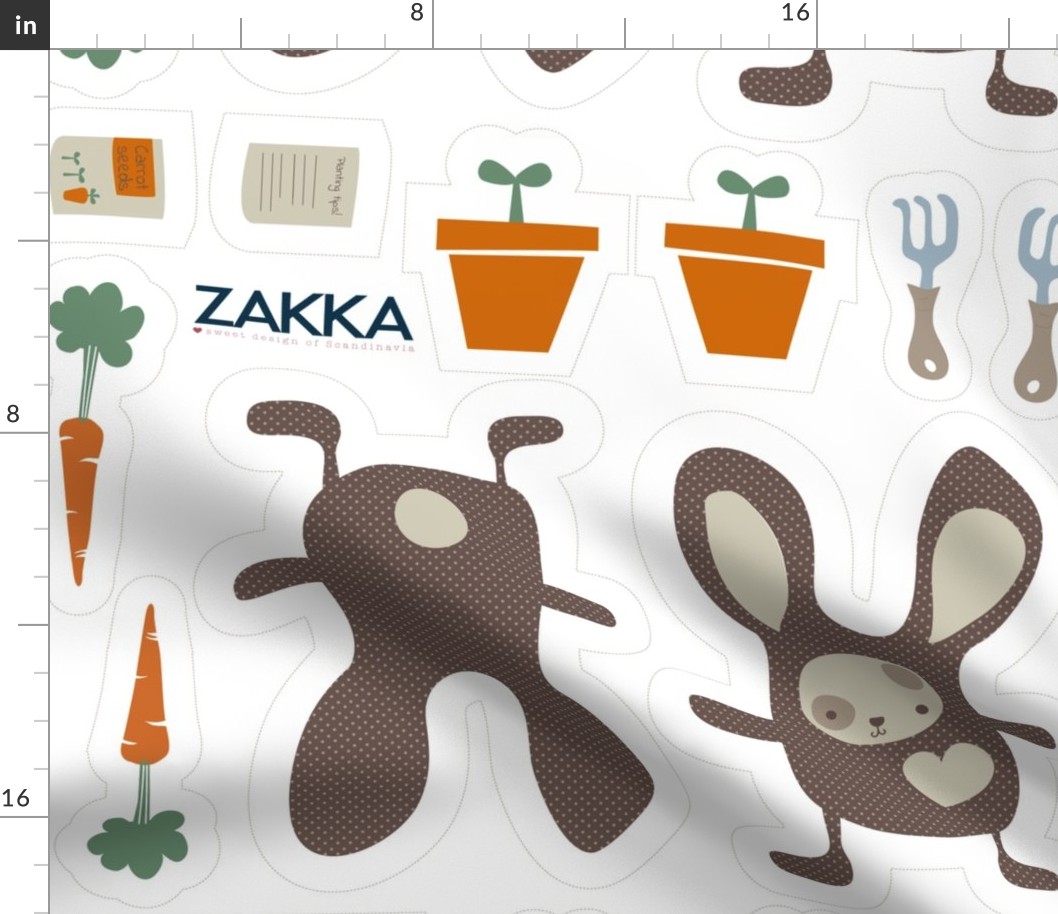FQ - Springtime Bunny, zakka style