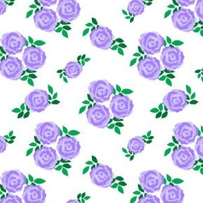 Lilac vintage style roses