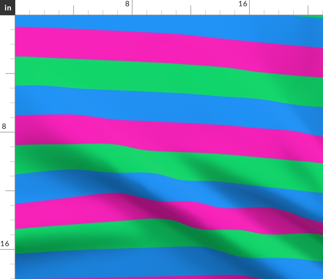 Polysexual Medium Horizontal Stripes