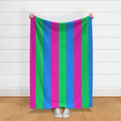 Polysexual X-Large Vertical Stripes