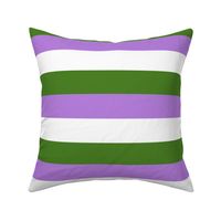 Genderqueer 2" Horizontal Stripes