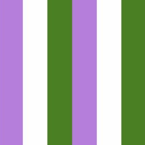 Genderqueer 1" Vertical Stripes