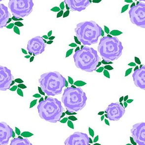 Lilac vintage style roses