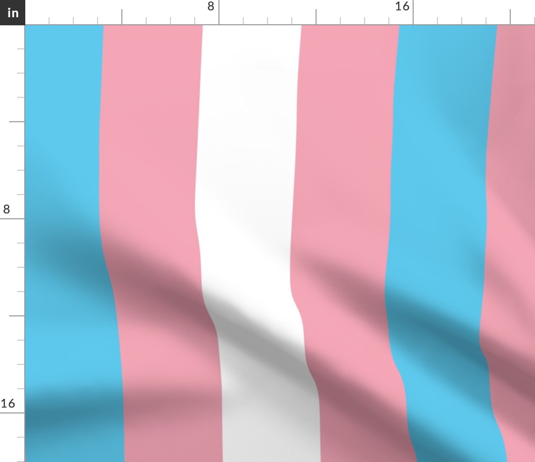 Transgender X-Large Vertical Stripes