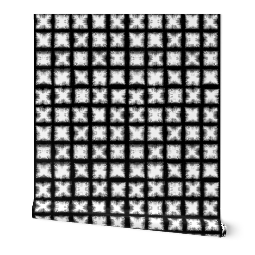 Shibori squares - Black and White - © Autumn Musick 2019