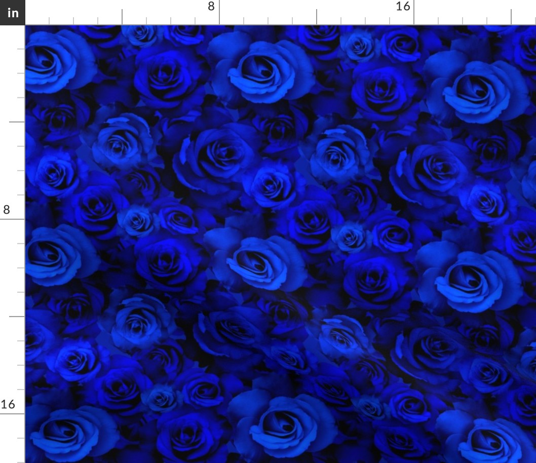 A Bed of Blue Roses 