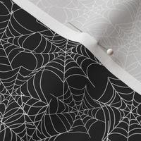 White Spider Web on Black|Renee Davis