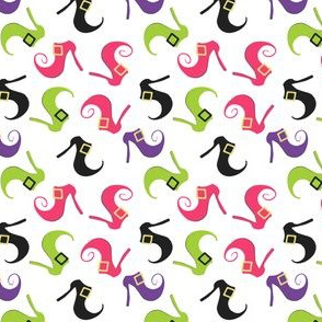 Witch Shoes |Pink Purple Green Black|Renee Davis