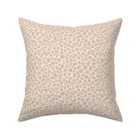 mini micro // 2020 Animal Print faded Light taupe and creamy beige