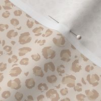 mini micro - Animal Print faded Light taupe and creamy beige