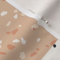 Rotated // Cheater Quilts Light pink and Peach Terrazzo Rainbows