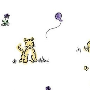 Purple and Yellow Baby tigers