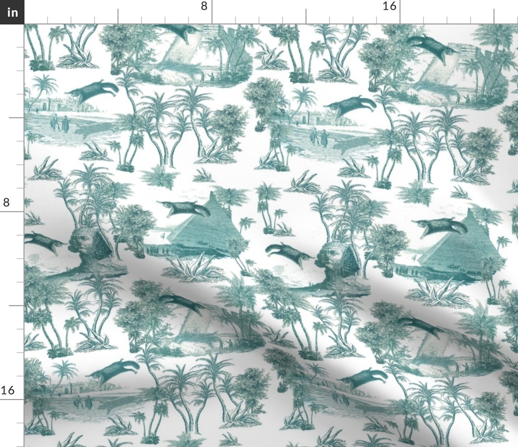 Giant flying squirrel attack toile-TURQUOISE