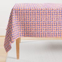 Orange and Purple Team Color Plaid