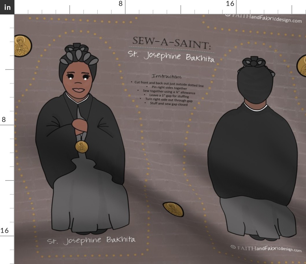 Sew-a-Saint: St. Josephine Bakhita