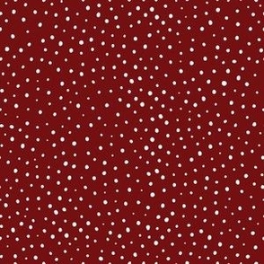 Garnet and Black Team color Irregular Dot 3