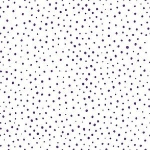 Orange and Purple Team Color Irregular Dot 2