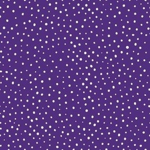 Orange and Purple Team Color Irregular Dot 4