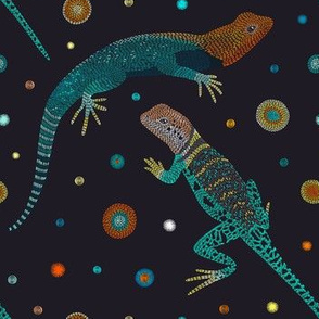 embroidered lizards_5