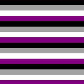 Asexual Mini Horizontal Stripes