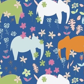 Elephants in the Garden