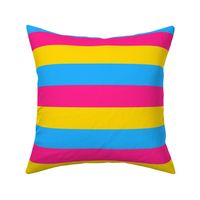 Pansexual 2" Horizontal Stripes Medium