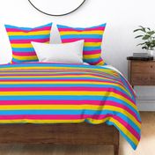 Pansexual 2" Horizontal Stripes Medium