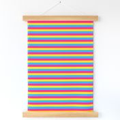 Pansexual 1/2" Horizontal Stripes Mini